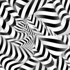 Monochrome Striped Pattern with Dynamic Movement
