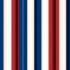 Vertical Stripes Pattern in Red, White, and Blue