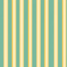 Sage Green and Mustard Yellow Stripes Pattern