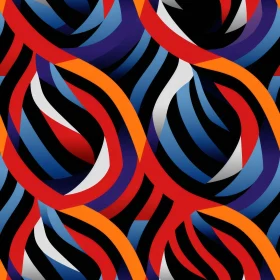Colorful Wave Stripes Pattern for Modern Background Design