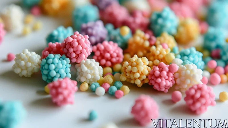 Colorful Sprinkles for Cake Decorating | Close-Up Nonpareils AI Image