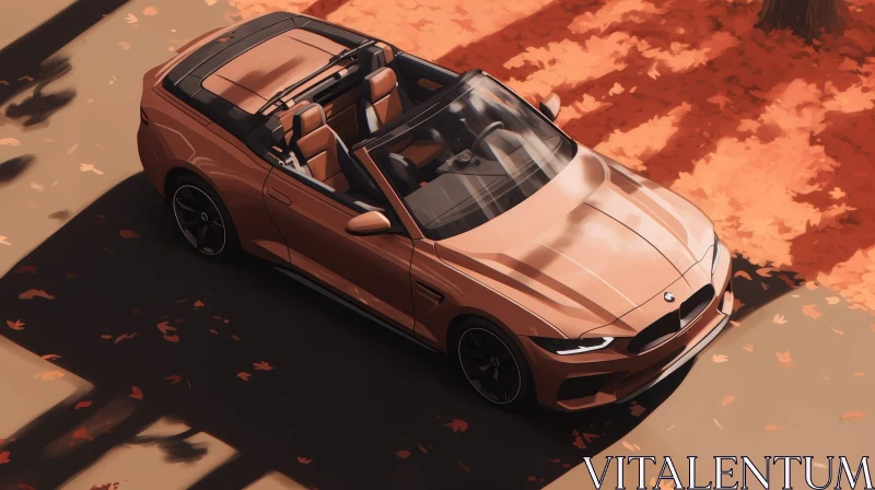 AI ART Realistic BMW M850i xDrive Convertible Digital Painting
