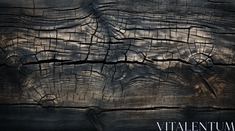 AI ART Charred Wood Texture Background for Design Projects
