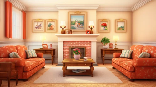 Classic Style Living Room Decor