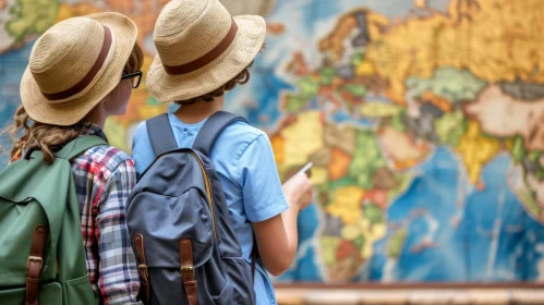 Exploring the World: Children Engaging with a World Map