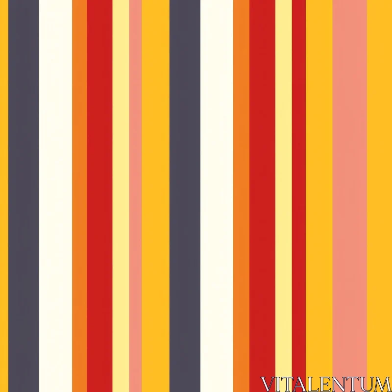 Colorful Striped Pattern | Playful & Energetic Design AI Image
