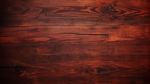 Dark Wooden Table Close-up