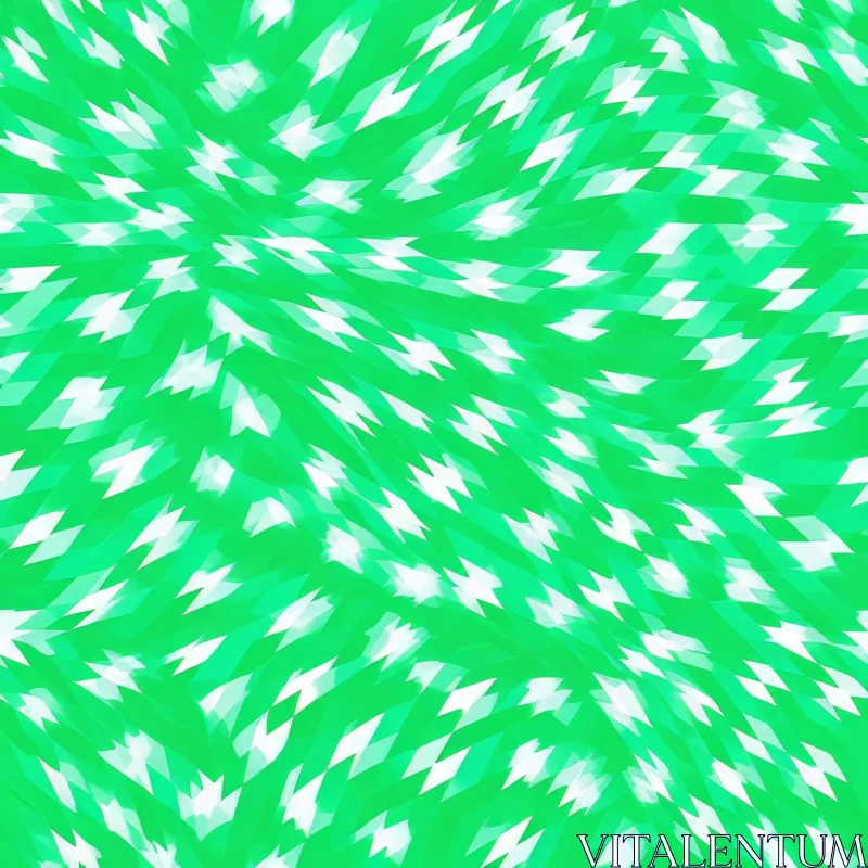 Light Green Geometric Abstract Pattern AI Image