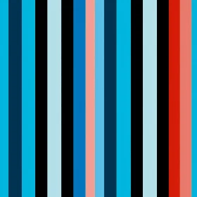 Colorful Vertical Stripes Pattern on Black Background