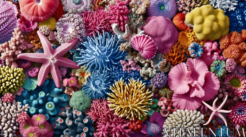 Discover the Enchanting Colors of a Coral Reef AI Image