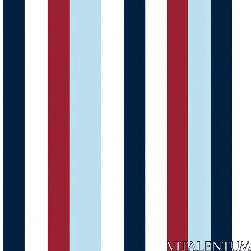 Elegant Vertical Stripes Pattern in Navy Blue and Burgundy AI Image