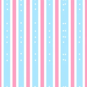 Chic Vertical Stripes Pattern in Pink, Blue & White