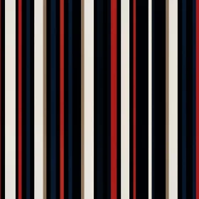 Dark Blue Red Beige White Vertical Stripes Pattern