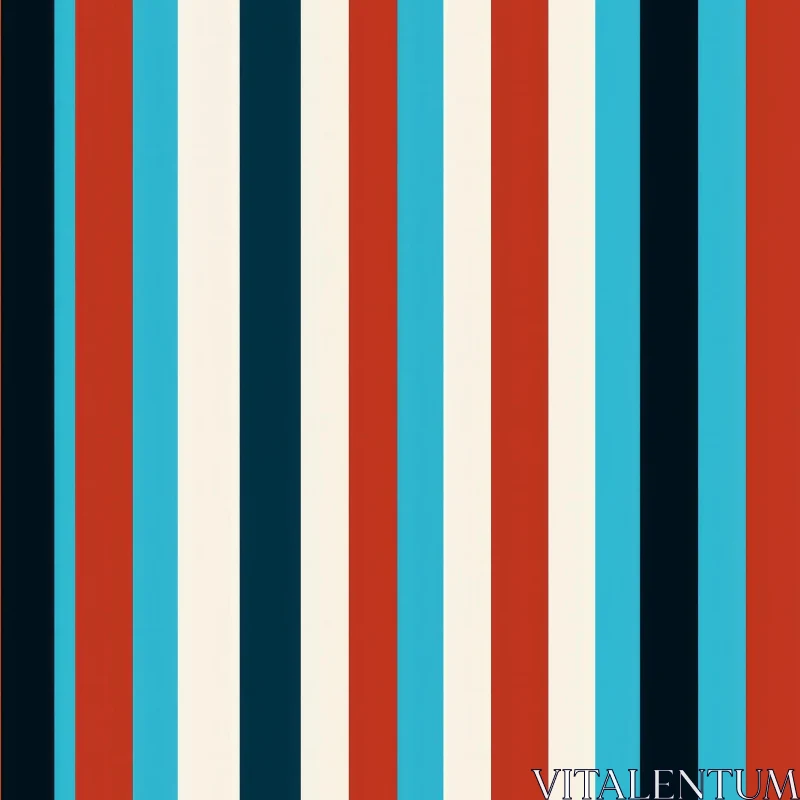 AI ART Retro Vertical Stripes Background Pattern