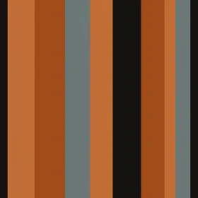 Brown, Orange, Gray & Black Vertical Stripes Pattern