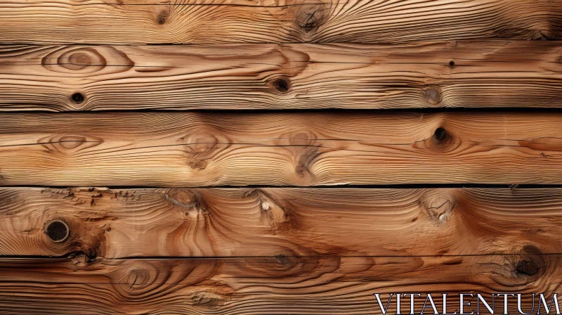 Light Brown Wooden Surface Close-Up AI Image