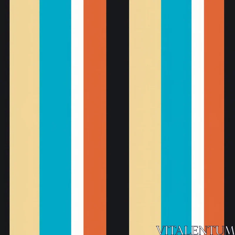 Colorful Vertical Stripes Background AI Image