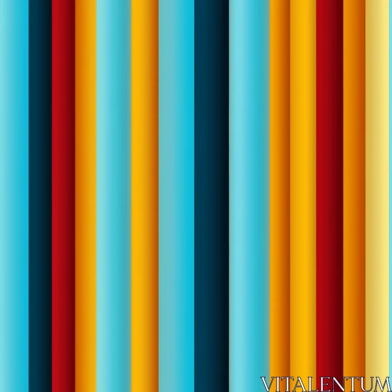 AI ART Colorful Vertical Stripes Pattern