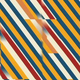 Dynamic Diagonal Stripes in Blue, Red, Yellow