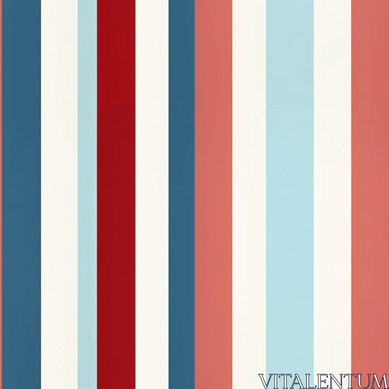 Colorful Vertical Stripes Background AI Image