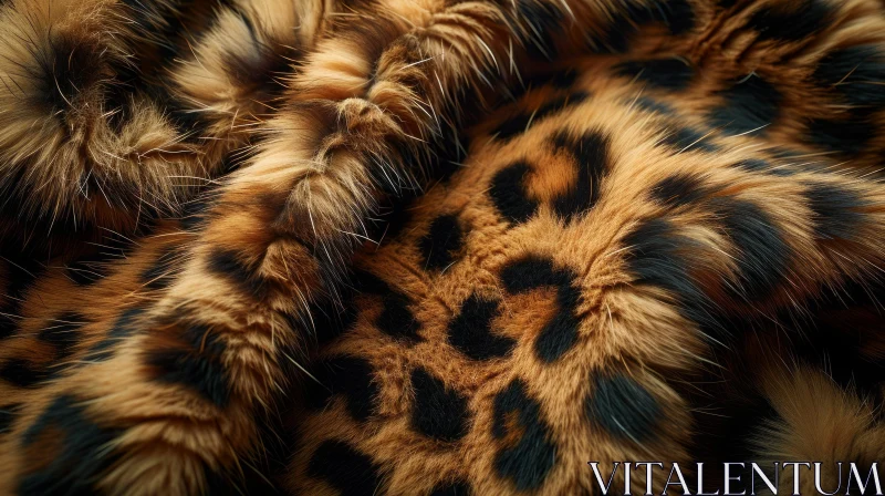 Intriguing Close-Up of Leopard's Exquisite Fur | Wildlife Photography AI Image