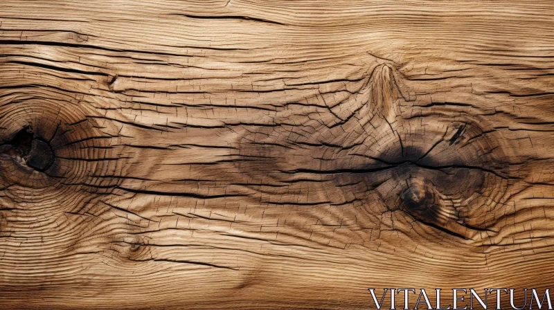 AI ART Rustic Wooden Surface Close-Up