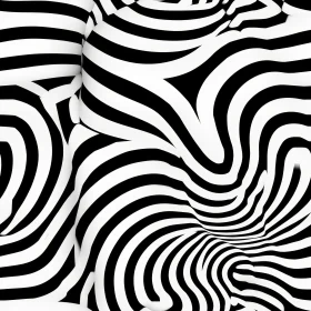 Hypnotic Black and White Striped Pattern
