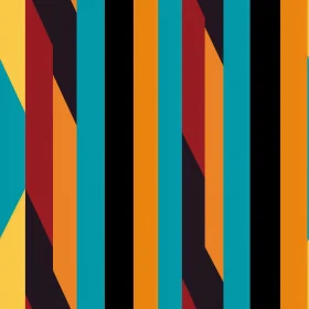 Colorful Abstract Stripes Background