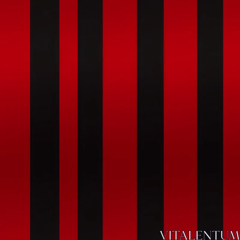 Red and Black Vertical Striped Pattern - Seamless Design AI Image