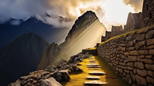 Machu Picchu: Ancient Inca City in the Andes Mountains