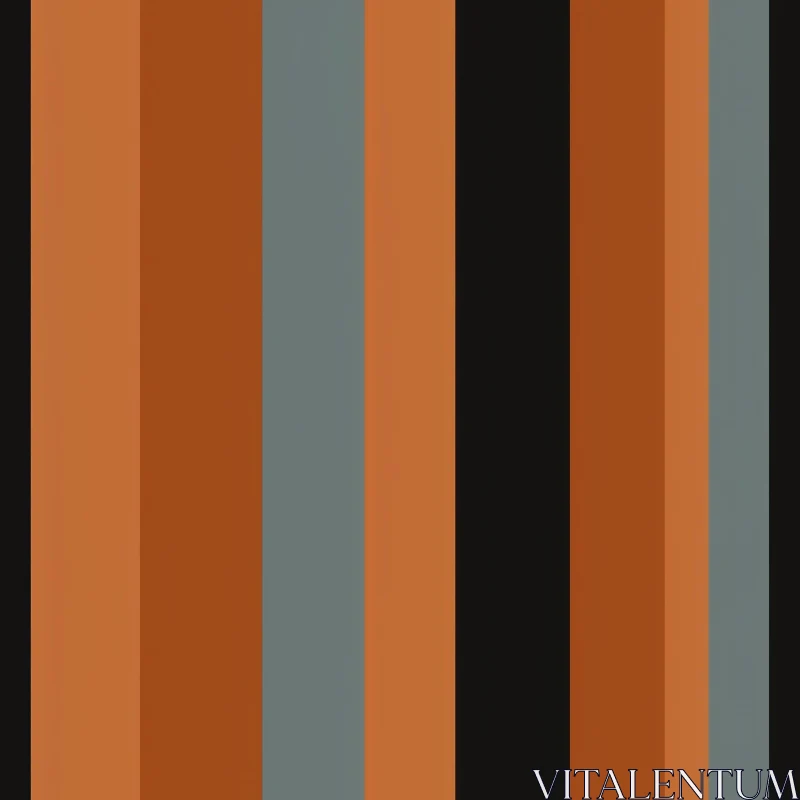 Brown, Orange, Gray & Black Vertical Stripes Pattern AI Image