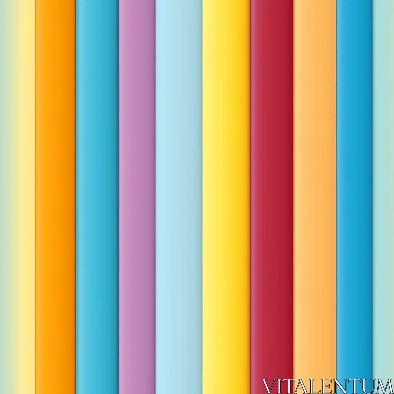 Colorful Vertical Stripes Background Design AI Image