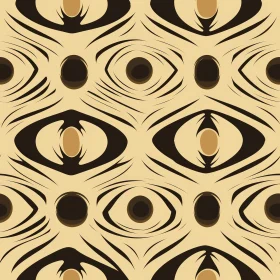 Interlocking Geometric Shapes Seamless Pattern