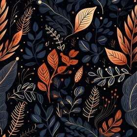 Modern Hand-Drawn Floral Pattern