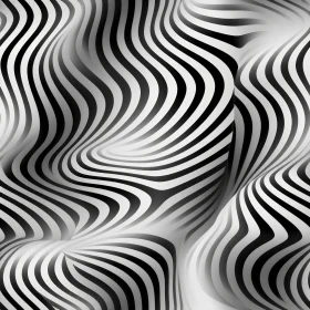 Monochrome Abstract Stripes Vector Illustration