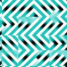 Turquoise Geometric Pattern with Interlocking Squares