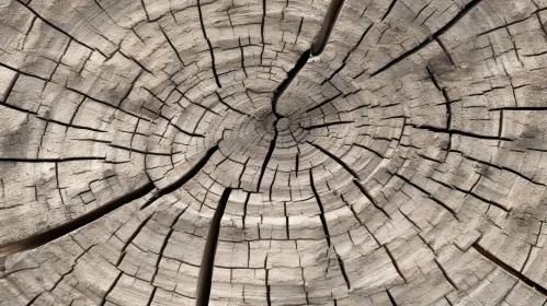 Weathered Tree Trunk Close-Up - Natural Wood Texture
