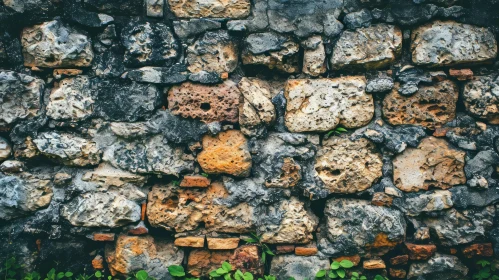 Captivating Stone Wall Photography - Irregular Stones in Disrepair