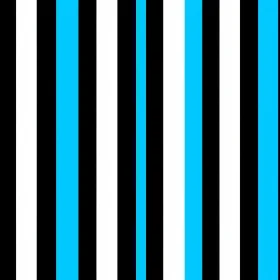 Modern Vertical Stripes Pattern in Black, White, and Blue