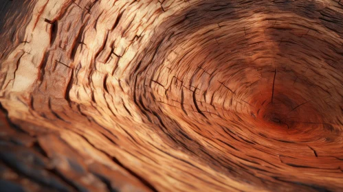 Rich Wood Grain Close-Up