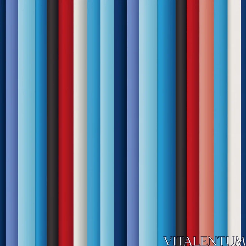 Colorful Vertical Stripes Pattern for Design Projects AI Image