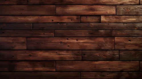 Dark Wooden Wall Texture with Brown Planks