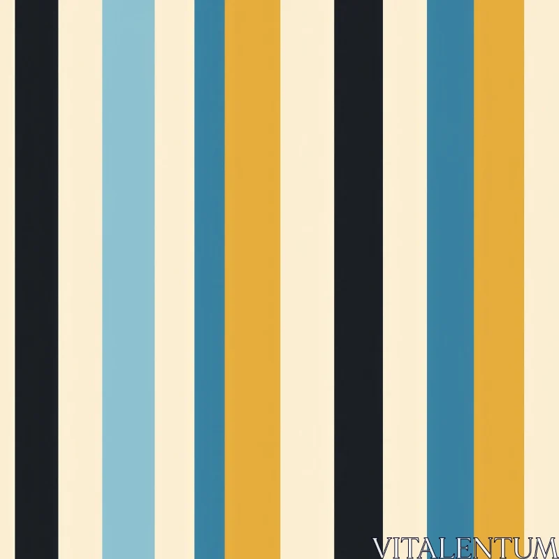 AI ART Harmonious Vertical Stripes Pattern