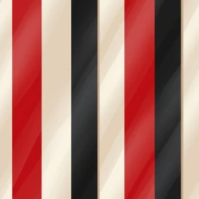Elegant Vertical Stripes Pattern in Red, Black, and Beige