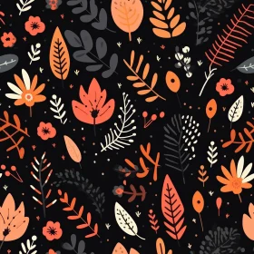 Hand-Drawn Floral Seamless Pattern