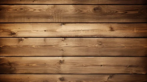 Rustic Brown Wooden Fence Close-Up