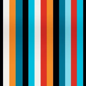 Colorful Vertical Stripes Pattern - Digital Design