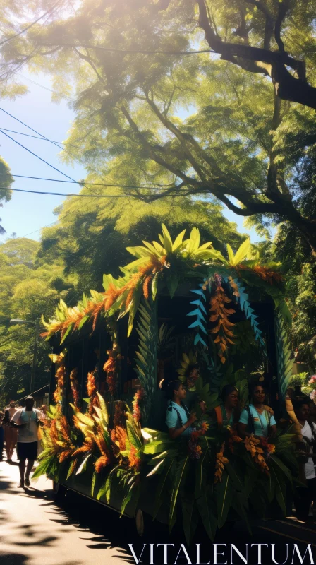 Hawaii Parade: A Joyful Celebration of Nature AI Image