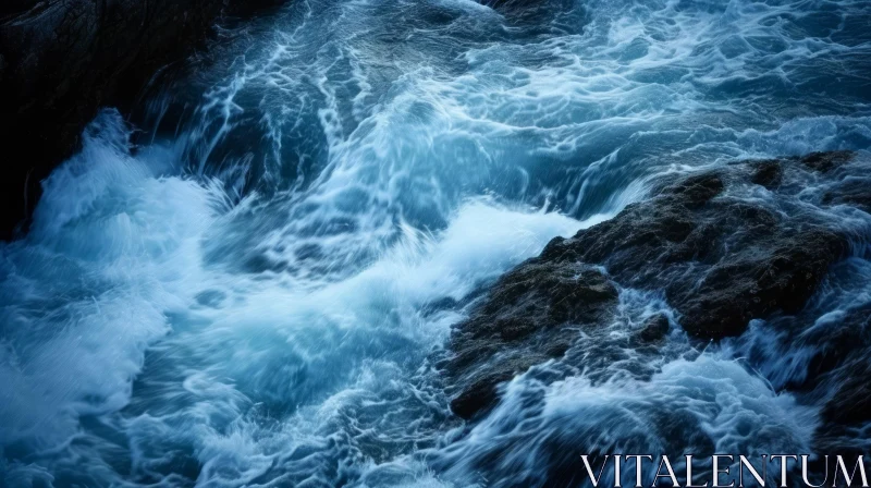 AI ART Raw Power of the Sea: Captivating Ocean Waves Photography