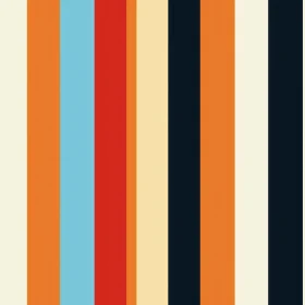 Retro Vertical Stripes Pattern for Digital Projects